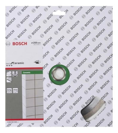 Bosch Best Kesim Seramik 250 mm Elmas Kesme Diski 2608602638